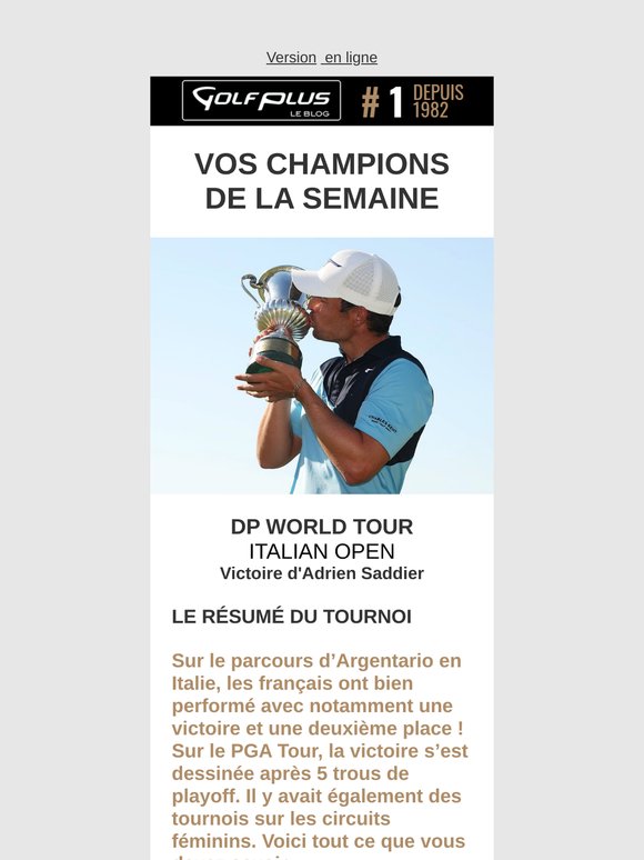 Les français ont frappé un grand coup sur le DP World Tour !