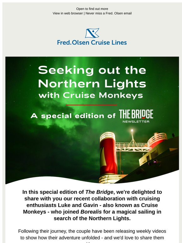 Cruise Monkeys on board Borealis