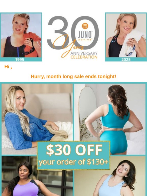 Don't Miss Out! 30th Anniversary Sale Ends Tonight!