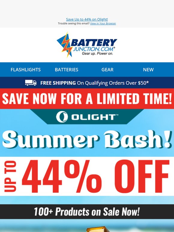 ☀️ Olight Summer Bash! Up to 44% OFF!