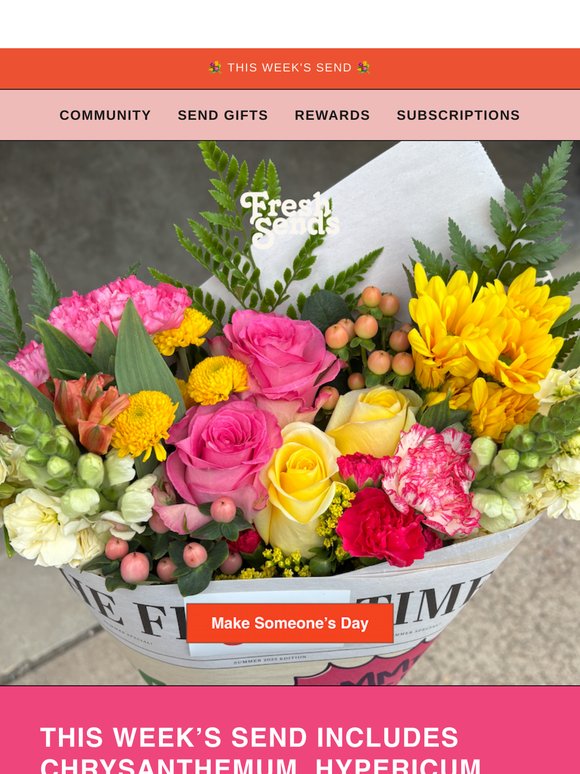 This week's send 💐