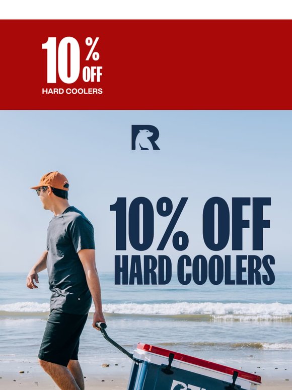 10% Off All Hard Coolers
