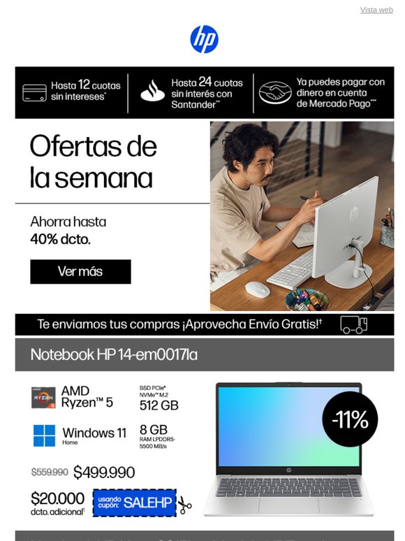 🔥 Ofertas de la semana: hasta 40% dcto.