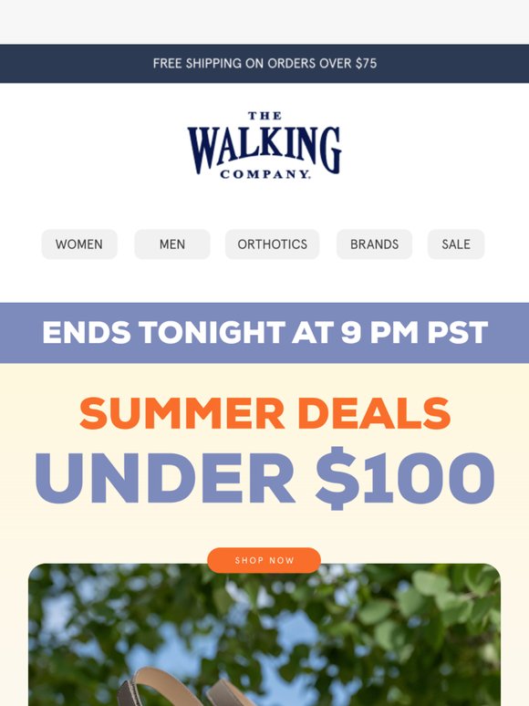 Now or Never! Summer Deals Under $100—Ends at 9PM PST!