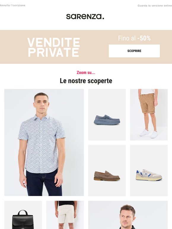 Fino al -50% sulle nostre scoperte giornaliere!