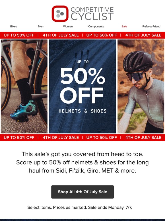 Kit up for cheap with helmets & shoes on sale!