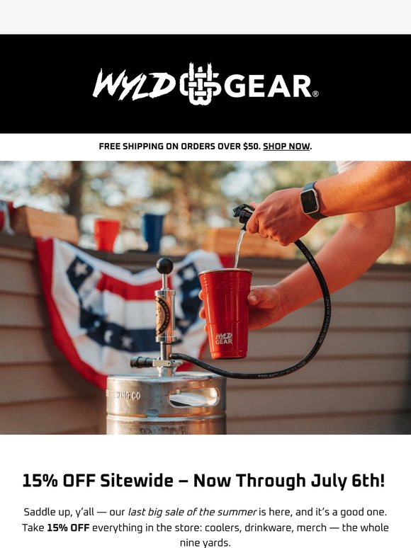 Gear Up for Summer Adventures with 15% Off!