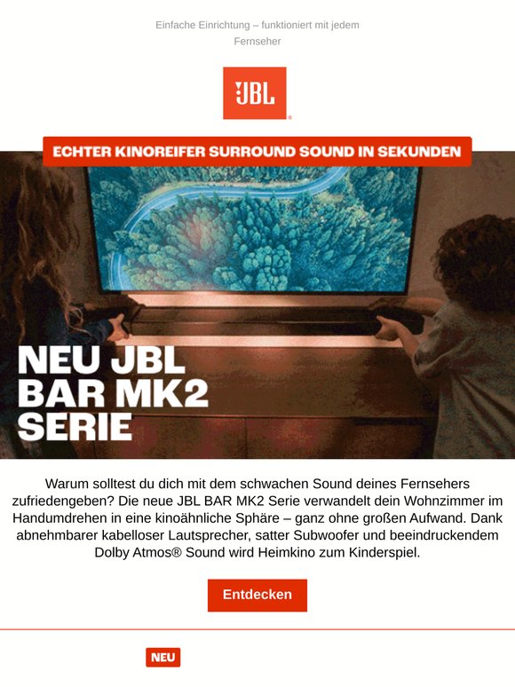🎬NEU: JBL Soundbars