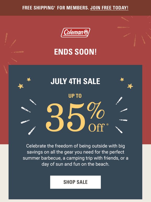 Up to 35% Off: 4th of July Sale Ends Soon