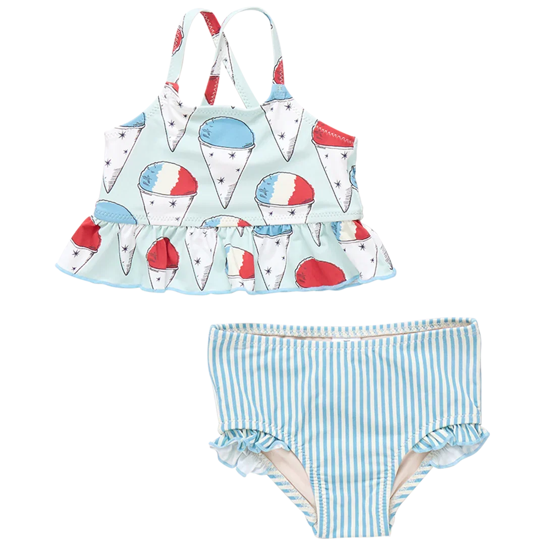 Image of Girls Joy Tankini - Snow Cones