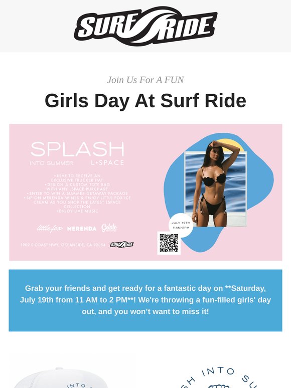 🍦🍷👙Girls Day At Surf Ride Oceanside