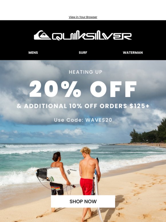 Score 20% Off Now! 🎆