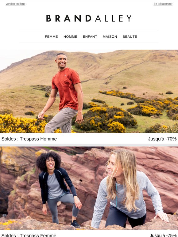 Soldes : Trespass, Puma, Whistles, Erth Skin London, Nicky Paris...