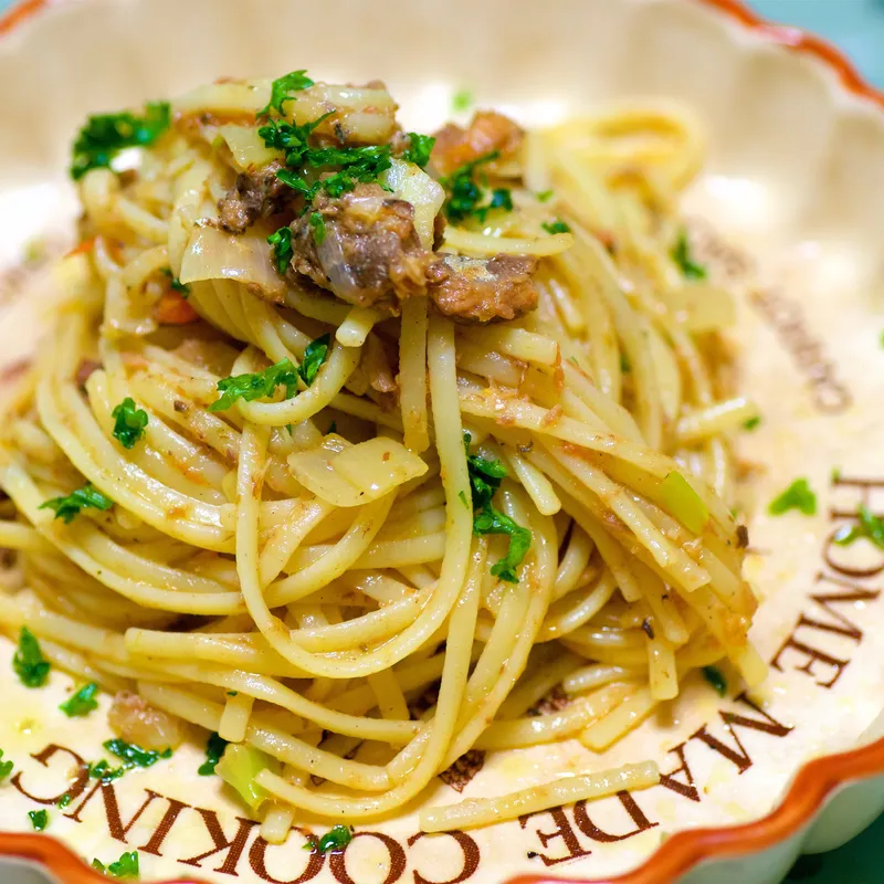 pasta with protein dish