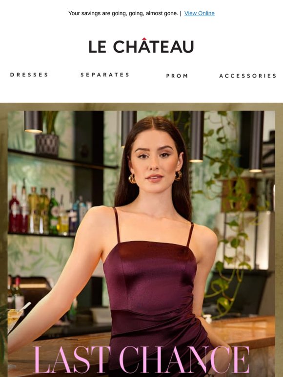 LAST CHANCE FOR 30-50% OFF