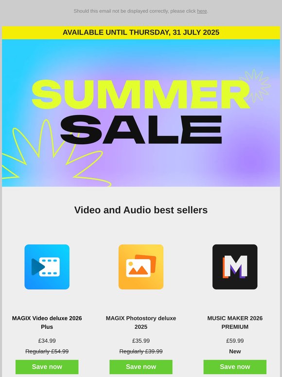 MAGIX best-selling software: Discover true creative freedom today!