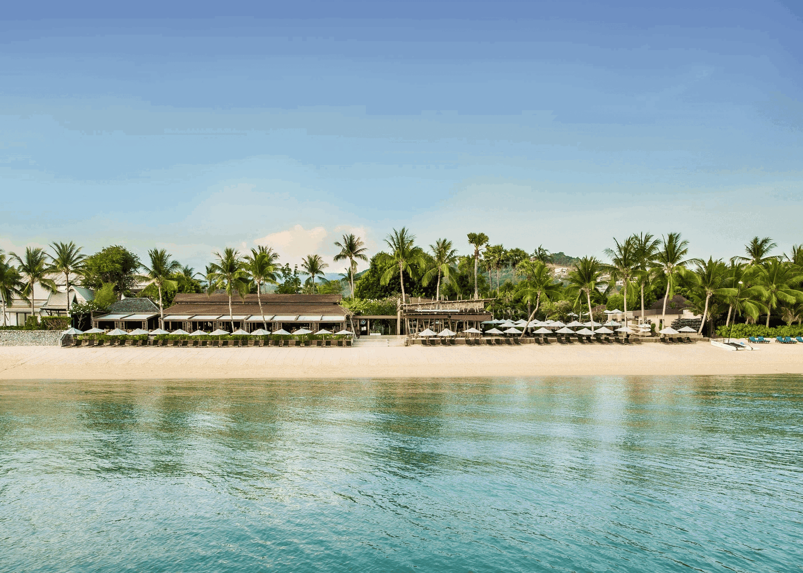 Beachfront shot of Bandara Resort & Spa