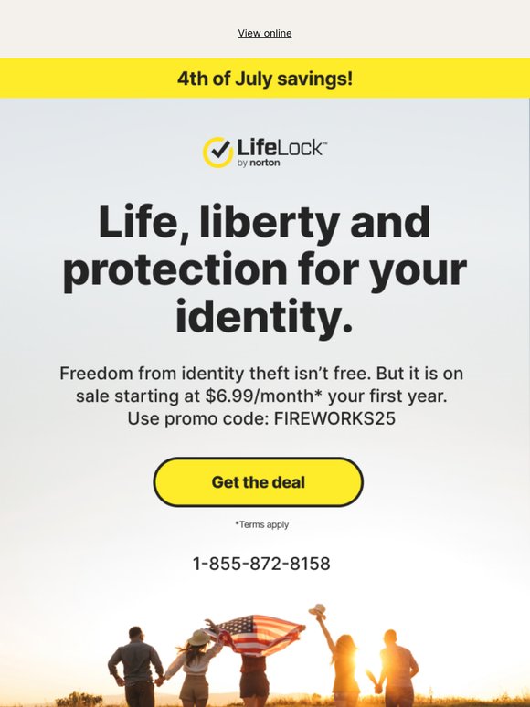 🗽Celebrate the 4th with the #1 name in identity theft protection.🦅