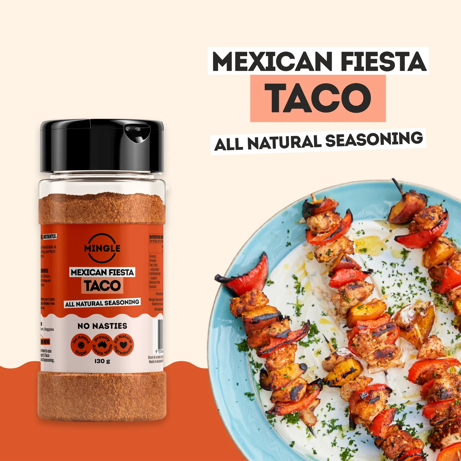 Image of MEXICAN FIESTA TACO SEASONING - LARGE BOTTLE