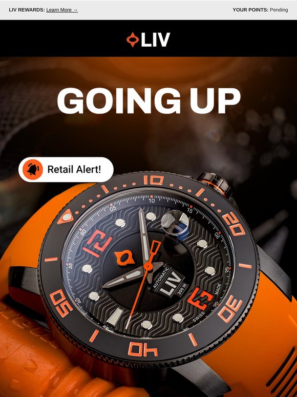 Retail Alert on our Diver's