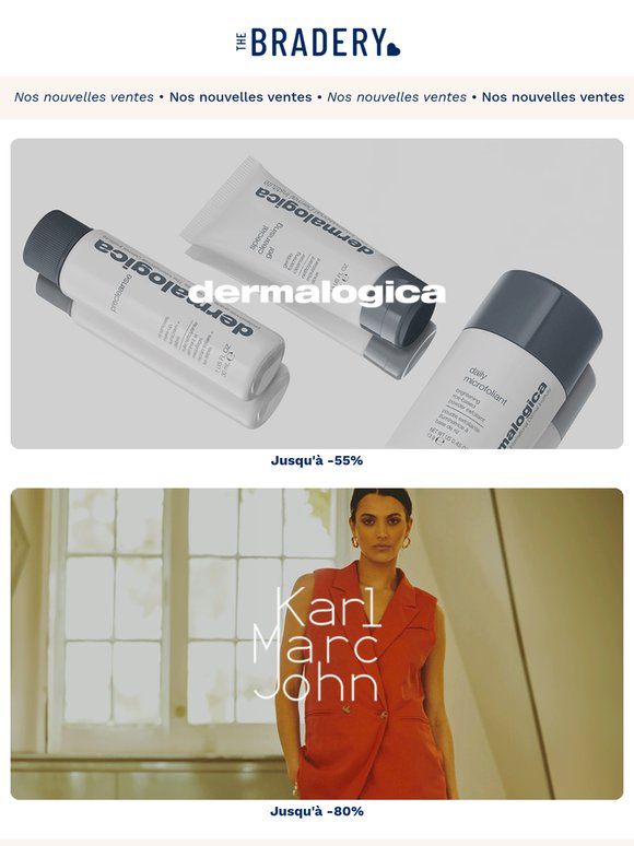 Dermalogica, jusqu'à -55%🧴