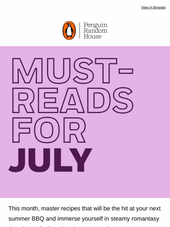 July Must-Reads Coming In HOT