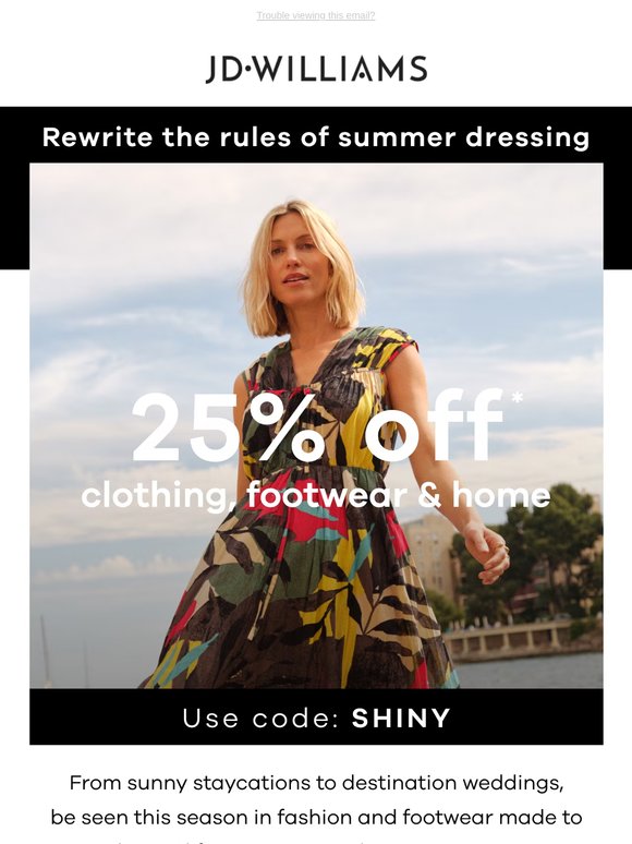 Just in for you : 25% off