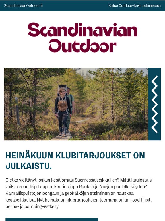 Heinäkuun klubitarjoukset on julkaistu.