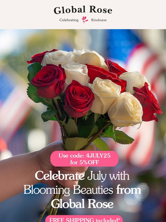 Make This 4th of July Bloom with Style 🇺🇸