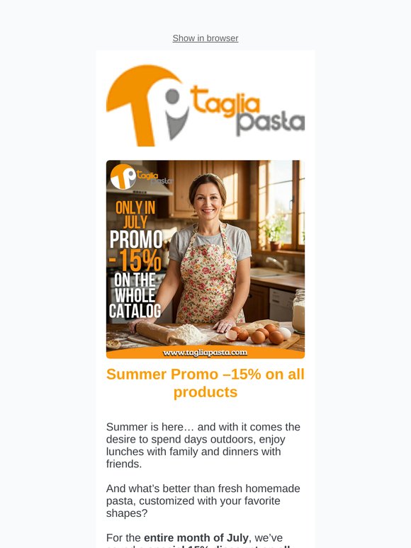 ⚡JULY PROMO -15% on all products