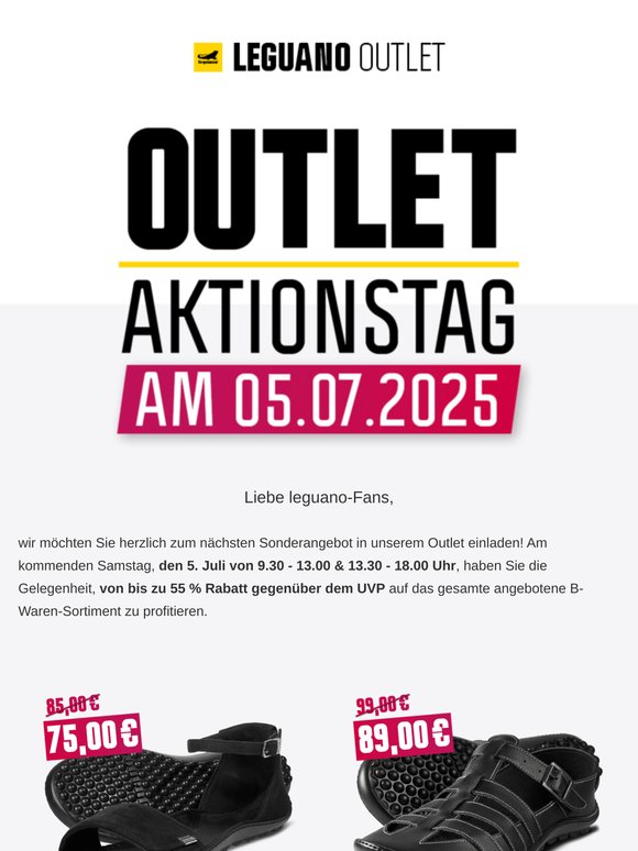 Am 05.07.2025 ist der nächste Aktionstag im Outlet Berlin