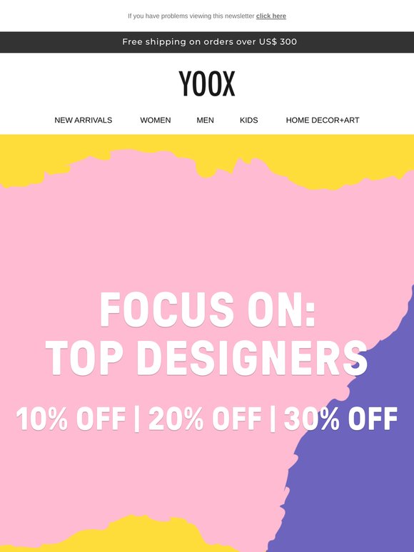 Discover in-demand designers on promotion!