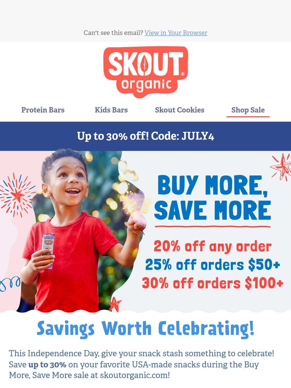 Star-Spangled Savings Inside! 🎆