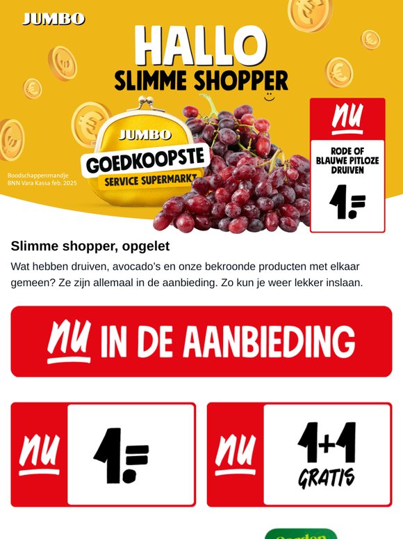 Het is weer tijd om in te slaan,