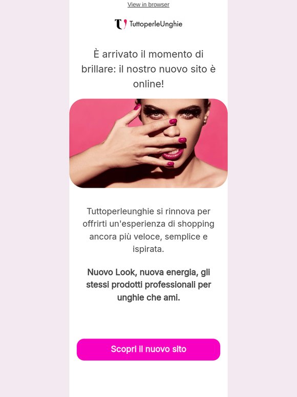 👒 Scopri il nuovo look di Tuttoperleunghie e preparati all'estate! 🌊