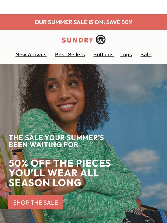 Our biggest summer sale starts now ☀️