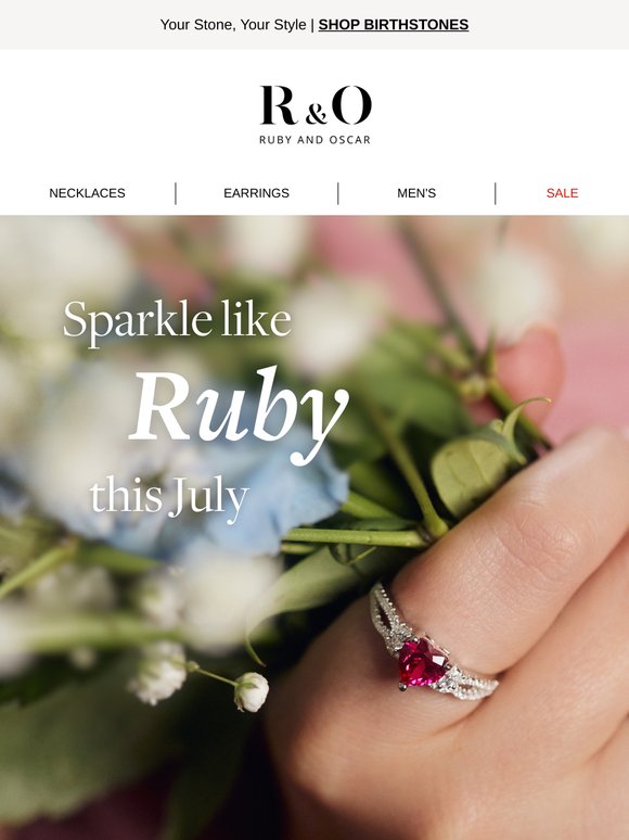 In July we wear ruby! 💗