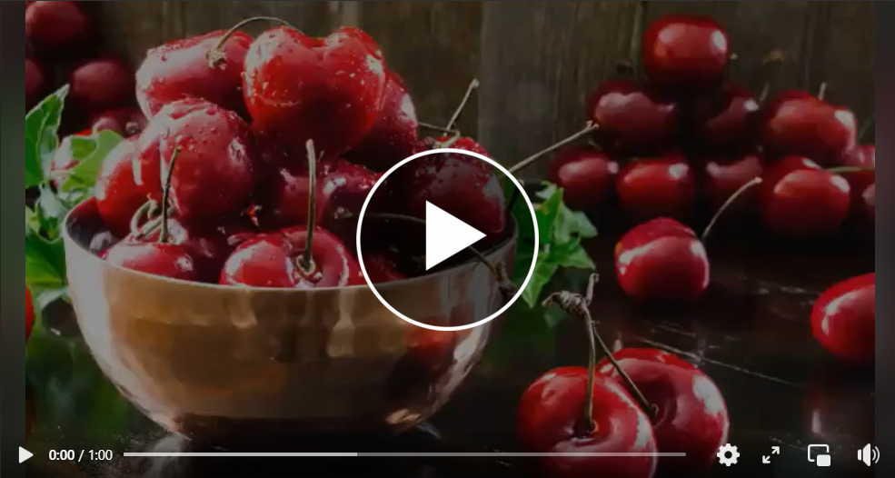 Tart cherry - Video