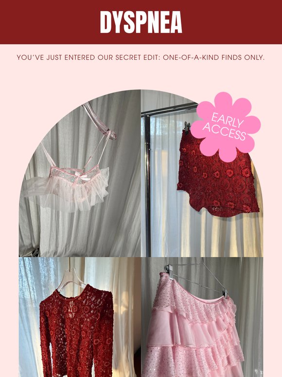 Unlock Early Access to our Sample Sale! 🛍️