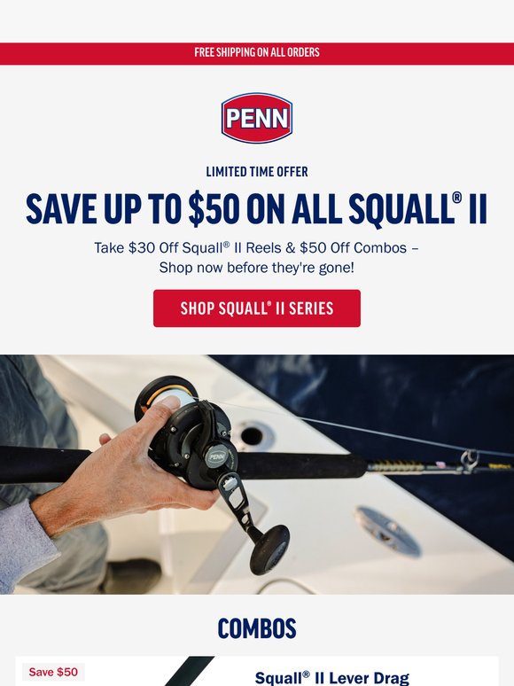 Get The Deal! Save Up to $50 on Squall II!
