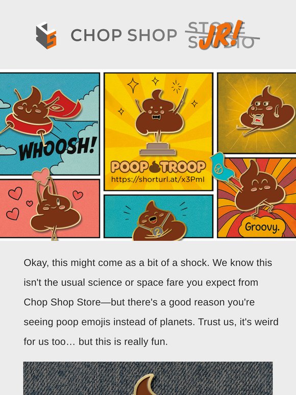 Not Our Usual Science Fare… But We Couldn't Resist. Thank the 8-Year-Old.