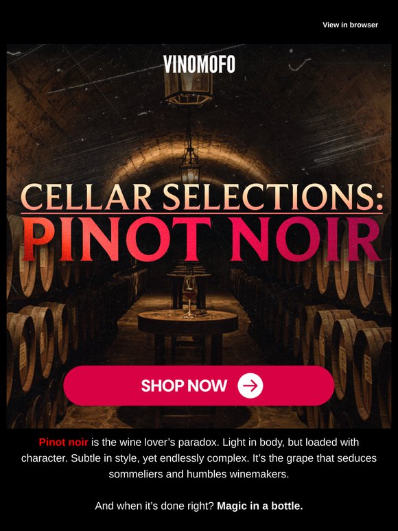 Pinot Noir Cellar Selections ON SALE NOW!🍷🥇