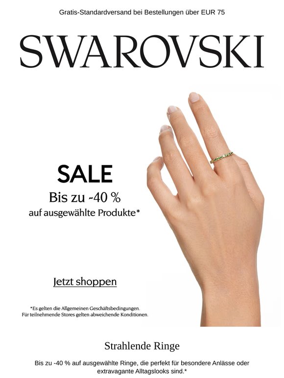 Bis zu -40 % auf ausgewählte Produkte* entdecken