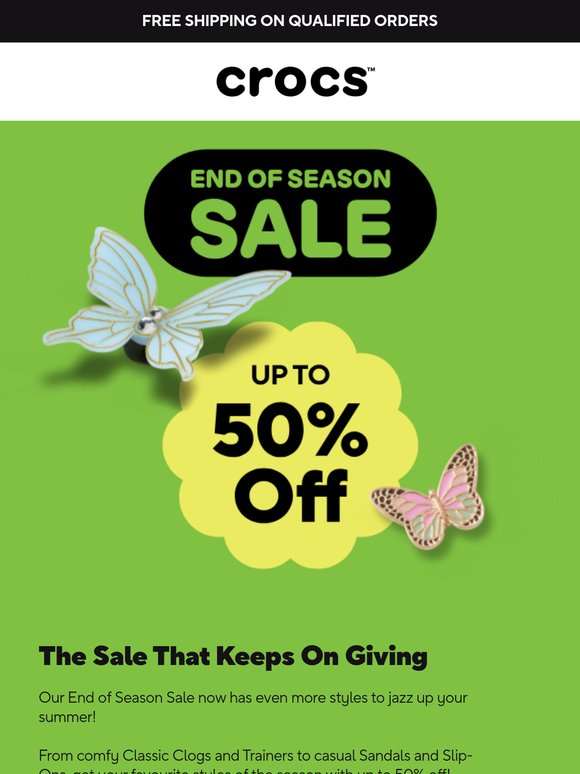 Our End of Season Sale just got even better 😍