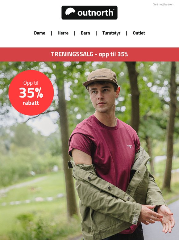 TRENINGSSALG - opp til 35%