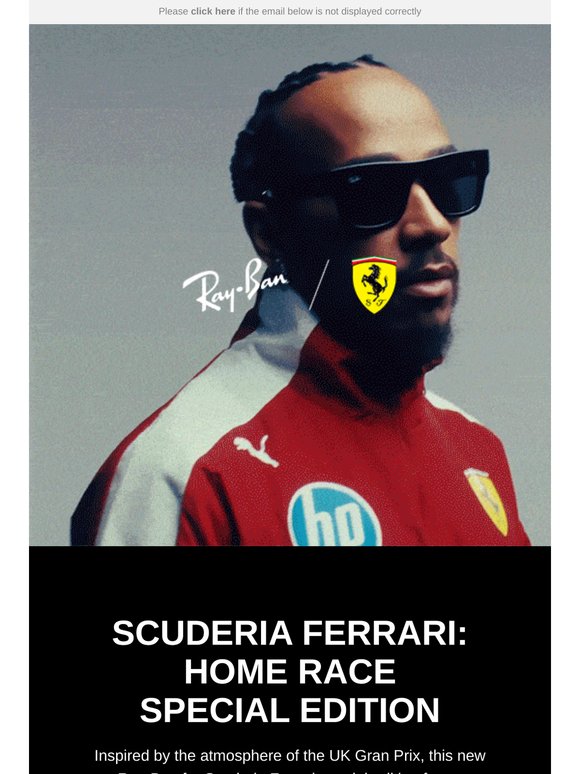 Ray-Ban for Scuderia Ferrari Special Edition