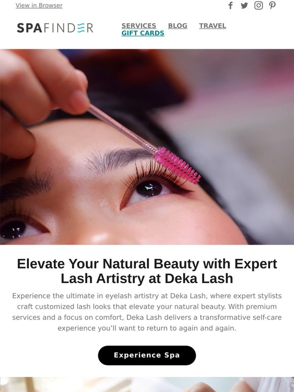 Travel Tuesday; Lashes, Manicures and Massage Near YOU