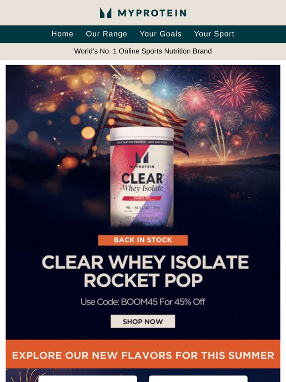 It's back: Rocket Pop Clear Whey 🎉