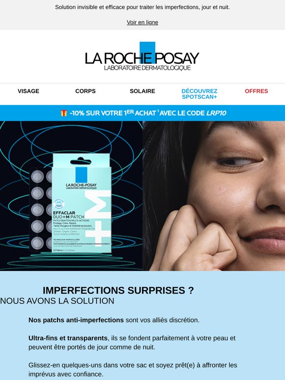 🧹 Imperfections ? 🧹 Disparues en une nuit ! Découvrez Effaclar Patch DUO+M