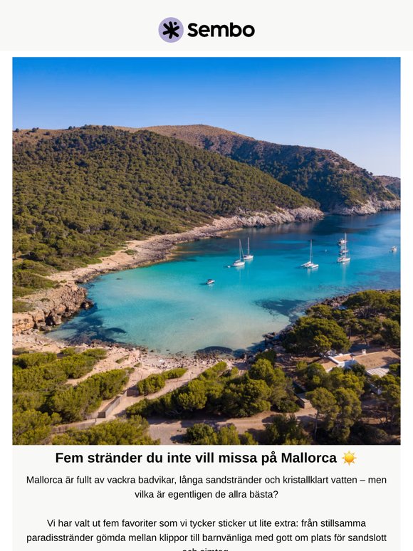 🏖️  Mallorcas bästa stränder – vilken blir din favorit?